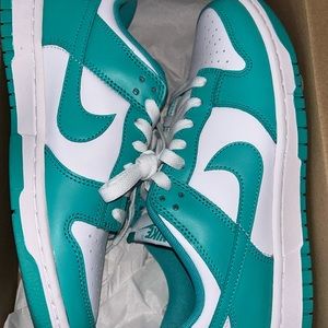 Clear Jade nike dunk lows